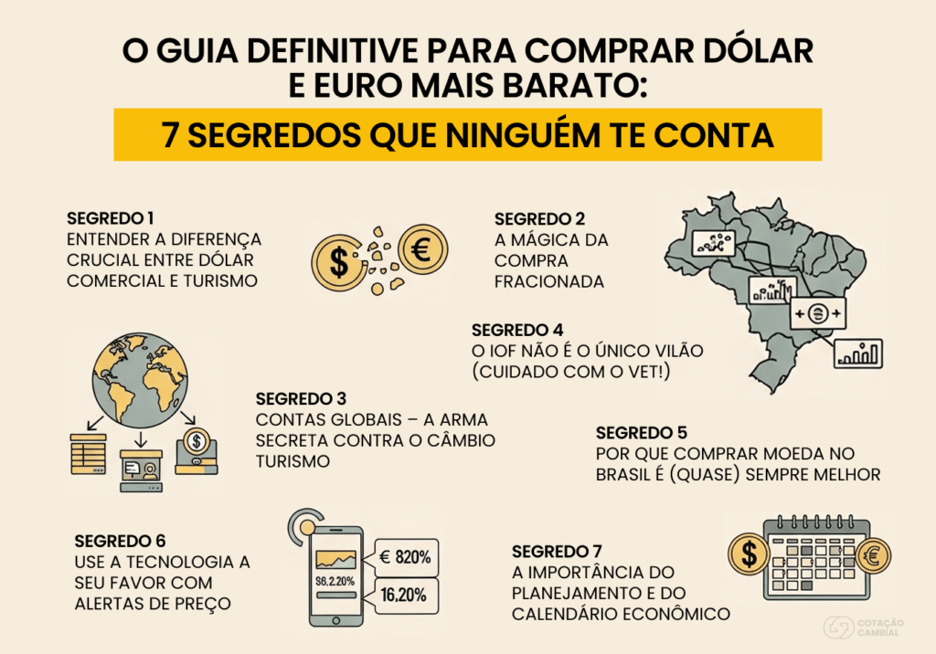 Guia Definitivo para Comprar Dólar e Euro Mais Barato